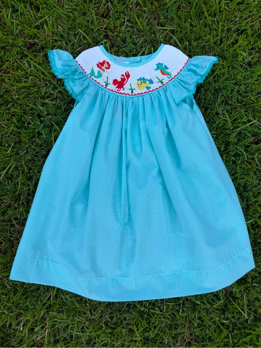 Under The Sea Hand Smocked Dress